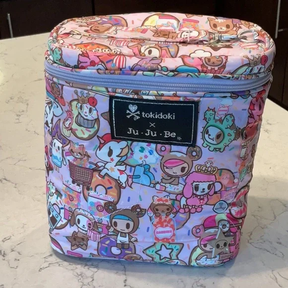 Ju-Ju-Be Tokidoki Kids Backpack and Lunch Bag - Pink Multicolor - Picture 3 of 13